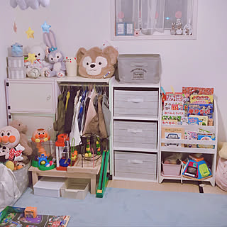 カラーボックス DIY/カラーボックス/パステルカラー/子供部屋&キッズスペース/LIXIL...などのインテリア実例 - 2020-01-24 13:10:07