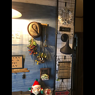 DIY/ハンドメイド/セルフリノベーション/カインズペンダントライト/LEDフィラメント電球...などのインテリア実例 - 2017-12-12 15:28:23