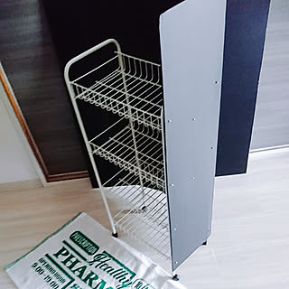 家にあるものでやろう週間/salut!/ワゴンリメイク/プラダン/棚...などのインテリア実例 - 2018-02-06 15:33:31
