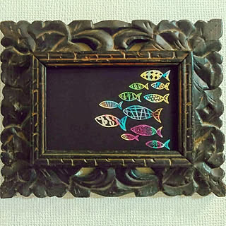 ダイソー スクラッチアートのインテリア実例 Roomclip ルームクリップ