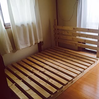 Diy ダブルベッドのインテリア 手作りの実例 Roomclip ルームクリップ Diy ダブルベッドのインテリア 手作りの実例 Roomclip ルームクリップ