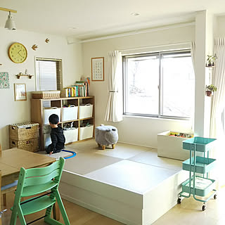 リビング/IKEA/うさぎ/シンプル/おもちゃ収納...などのインテリア実例 - 2020-01-08 11:38:45