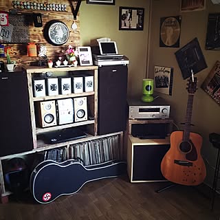 音楽好きのインテリア実例 Roomclip ルームクリップ