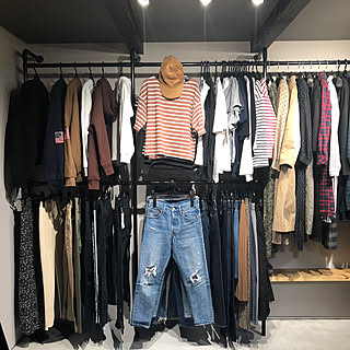 Diy ウォークインクローゼットのインテリア 手作りの実例 Roomclip ルームクリップ