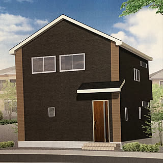 色の組み合わせ/規格注文住宅/アーネストワン/マイホーム計画/外観パース...などのインテリア実例 - 2018-12-11 10:28:06