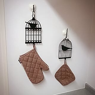 キッチン/キッチン収納/コンロ横/壁掛け収納のインテリア実例 - 2016-08-10 12:34:58