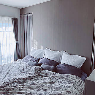 ベッドカバー/ベルメゾン/ZARA HOME/ニトリ/寝室...などのインテリア実例 - 2019-11-19 19:07:32
