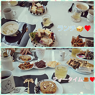 机/クラムチャウダー/おうちカフェ/おうちランチ/おやつタイム...などのインテリア実例 - 2020-01-31 16:02:58
