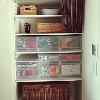 棚/無印良品/ポリプロピレンケース・深型/断捨離中/洗面所...などのインテリア実例 - 2015-10-25 09:25:00