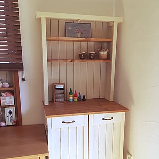 棚/マグカップ3も編み途中/編みマグカップ/ランドセル収納/こどもと暮らす...などのインテリア実例 - 2017-03-09 14:57:48