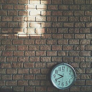 リビング/Brick wall/shade/Timeのインテリア実例 - 2016-01-05 23:53:05