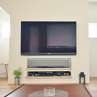 ニッチ 壁掛けテレビのインテリア実例 Roomclip ルームクリップ ニッチ 壁掛けテレビのインテリア実例 Roomclip ルームクリップ