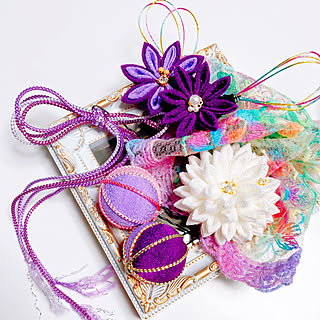 100均 成人式髪飾りの商品を使ったおしゃれなインテリア実例 Roomclip ルームクリップ