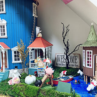 玄関 入り口 ムーミンハウスをつくるのインテリア実例 Roomclip ルームクリップ