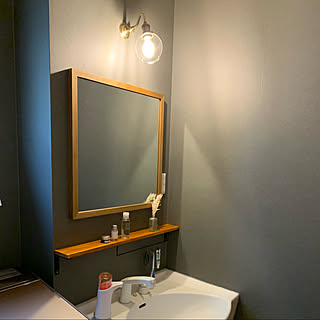 照明 洗面所diyのインテリア 手作りの実例 Roomclip ルームクリップ 照明 洗面所diyのインテリア 手作りの実例 Roomclip ルームクリップ
