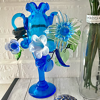 琉球ガラスの花器のインテリア実例 Roomclip ルームクリップ