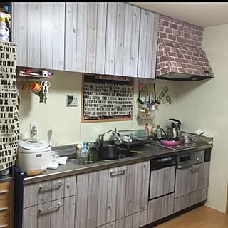 キッチン/ナチュラル/ダイソー/ハンドメイド/100均...などのインテリア実例 - 2016-07-19 23:01:19