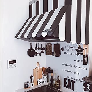 キッチン/mt CASA/お家cafe/白黒インテリア/ニトリ...などのインテリア実例 - 2017-04-21 13:05:06