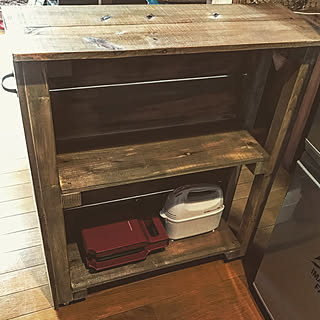 Diy キャスター付き収納のインテリア 手作りの実例 Roomclip ルームクリップ