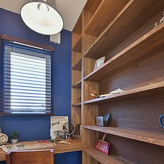 書斎 造作本棚のインテリア実例 Roomclip ルームクリップ