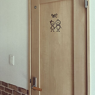 セリア トイレのドアのインテリア実例 Roomclip ルームクリップ