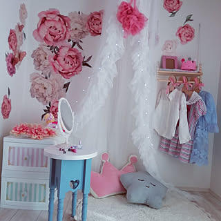 子ども部屋 女の子 ゆめかわのおしゃれなインテリア 部屋 家具の実例 Roomclip ルームクリップ