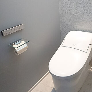 バス トイレ リリカラ壁紙のインテリア実例 Roomclip ルームクリップ