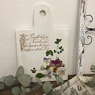 クローバー 押し花のおしゃれなアレンジ 飾り方のインテリア実例 Roomclip ルームクリップ