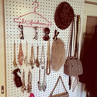 アクセサリー 有孔ボードのインテリア実例 Roomclip ルームクリップ