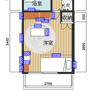 間取り図 賃貸マンションのインテリア レイアウト実例 Roomclip ルームクリップ