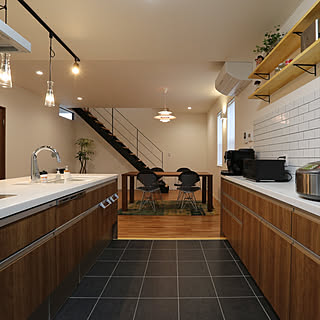 キッチン/タイル/照明のインテリア実例 - 2020-01-23 21:40:00