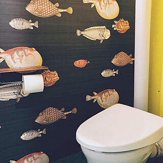 魚の壁紙のインテリア実例 Roomclip ルームクリップ