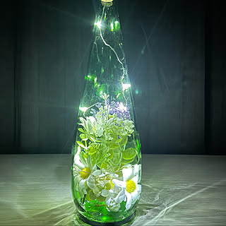 造花 空き瓶のおしゃれなアレンジ 飾り方のインテリア実例 Roomclip ルームクリップ