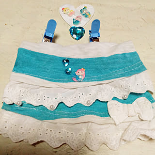 机/seria/こどもと暮らす/人魚モチーフ/子供服リメイク...などのインテリア実例 - 2020-01-24 20:00:36