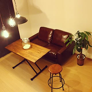 部屋全体/楽天で買ったもの/カフェ風/一人暮らし/観葉植物...などのインテリア実例 - 2017-07-04 21:56:10