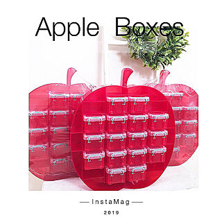 リンゴ/小物収納/整理整頓/りんご雑貨/林檎...などのインテリア実例 - 2019-12-12 05:42:38