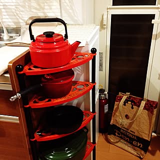 キッチン/ラバーゼ/ルクルーゼの鍋/野田琺瑯ケトル/ルクルーゼ...などのインテリア実例 - 2015-10-28 05:30:10