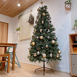 クリスマスツリー180cm アルザスツリーのインテリア実例 ｜ RoomClip 