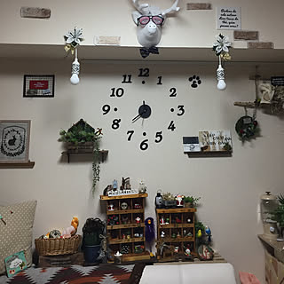 部屋全体/ラッキーヾ(@^▽^@)ノ/明るいょぉー!オススメょ!/大好きアレンジして終わり/デコパージュして...などのインテリア実例 - 2017-11-24 23:52:20