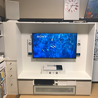 自作テレビ台のインテリア実例 Roomclip ルームクリップ