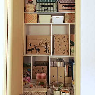 キッチン/カラーボックスリメイク/ニトリのカラーボックス/説明書収納/ニトリ...などのインテリア実例 - 2016-08-20 13:17:07