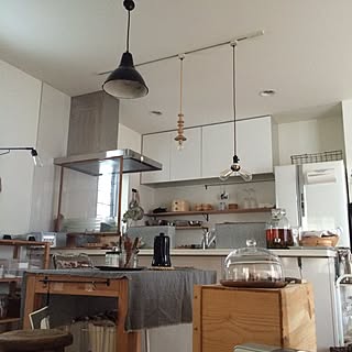 キッチン/wonder store/フランスアンティーク/オルネドフォイユのランプ/ANTRY PARTS&SUPPLY/FIVE FROM THE GROUND...などのインテリア実例 - 2016-01-18 14:23:21