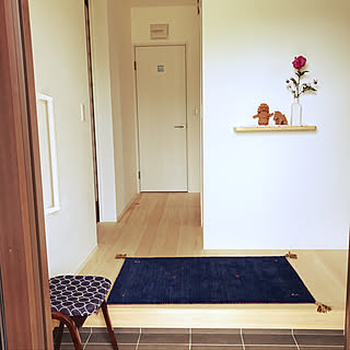 花のある暮らし+..・* ❁/スツール 張り替え/ミナペルホネン タンバリン/秋田木工/インドギャッベ...などのインテリア実例 - 2019-05-18 20:09:03