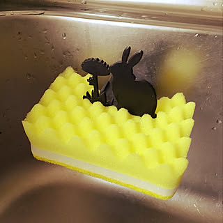 スポンジ置き場/かわいいもの♡/可愛いのが好き/雑貨/100均...などのインテリア実例 - 2020-01-21 20:05:01