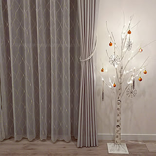 リビング/ニトリ/白樺ツリー/ハロウィンのインテリア実例 - 2017-09-15 00:47:43