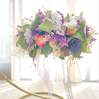 アメジストセージ ドライフラワーのある暮らしのインテリア実例 Roomclip ルームクリップ