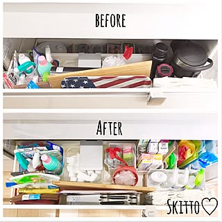 キッチン/モニター当選♡/迷走系/キッチン収納見直し中♡/収納DIY ...などのインテリア実例 - 2017-06-12 19:14:33