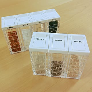 テプラ 調味料入れのまとめページ Roomclip ルームクリップ