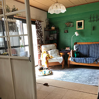 格子戸diyのインテリア 手作りの実例 Roomclip ルームクリップ