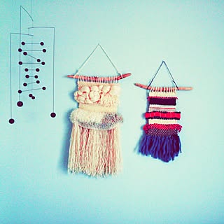 ベッド周り/丁寧な暮らしがしたい/AVRIL/weaving/モビール...などのインテリア実例 - 2016-03-05 10:31:34